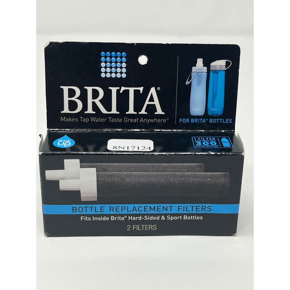 Brita Water Bottle Replacement Filters 2 Pack Model BB06 for Sport Hard-Sided